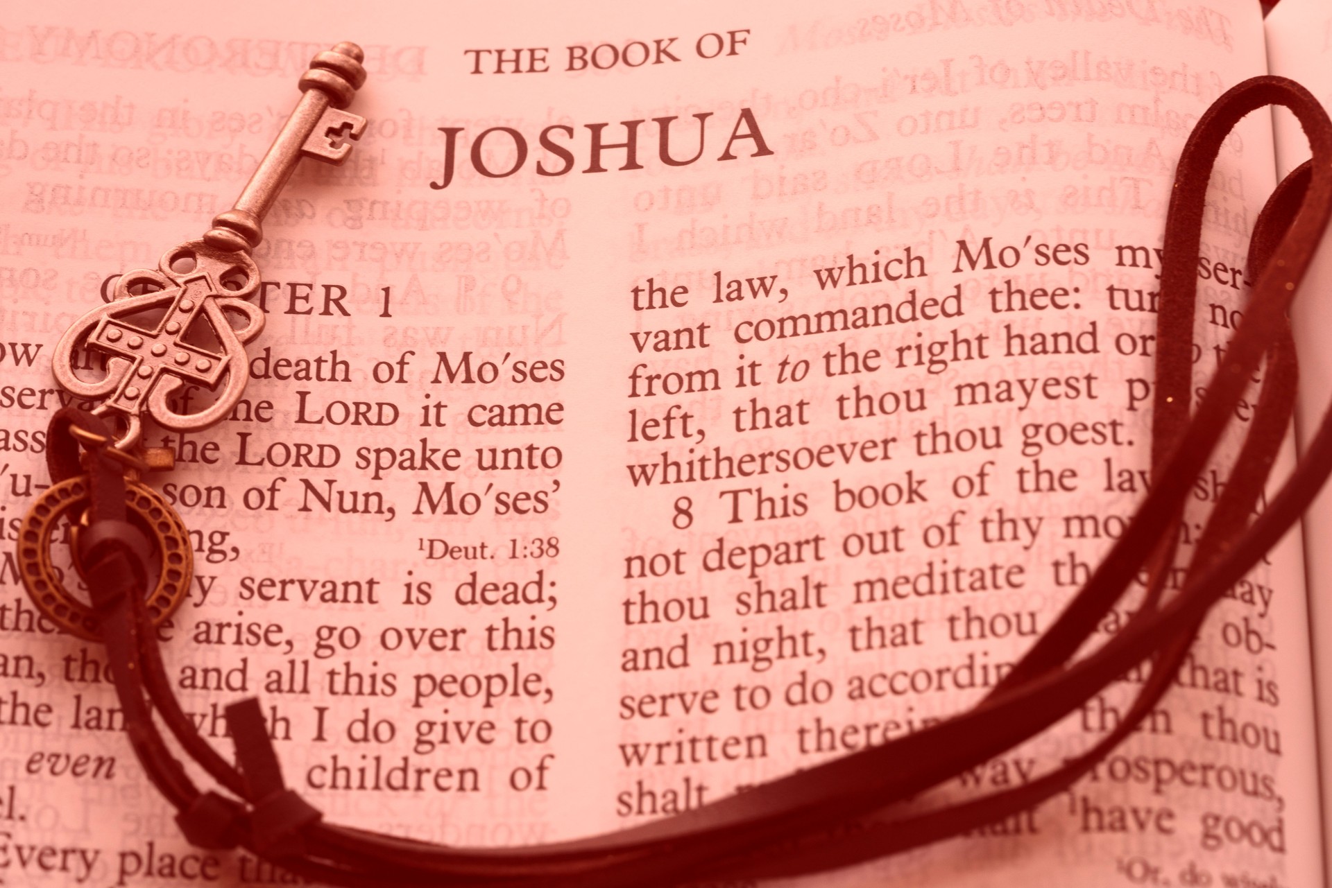 The Holy Bilble  book of Joshua  with the key for background and inspiration